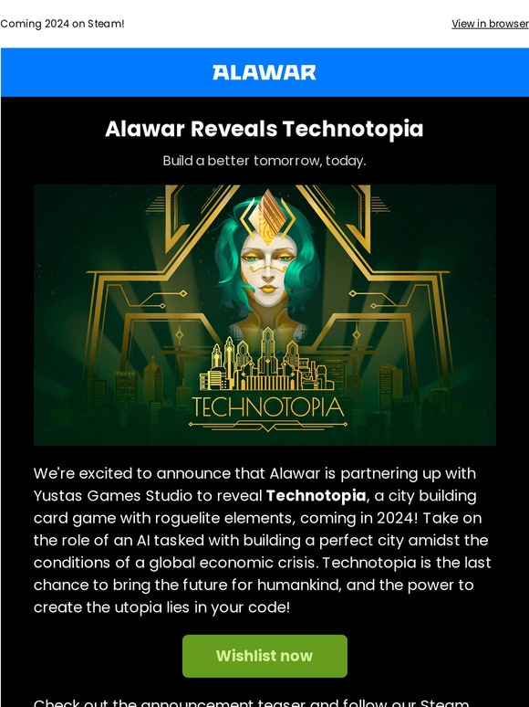 Announcing Technotopia, a city building card game 🏙️