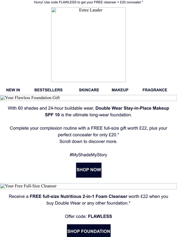 Estee Lauder Email Newsletters Shop Sales Discounts and Coupon