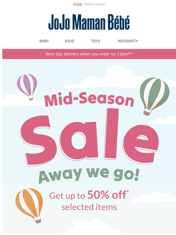 Jojo Maman Bebe Email Newsletters Shop Sales, Discounts, and Coupon Codes