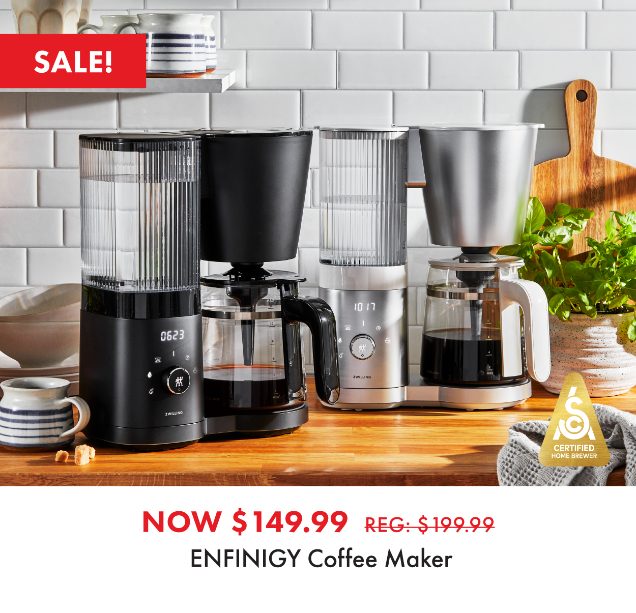 Zwilling Shop the Enfinigy Coffeemaker On Sale Now Milled