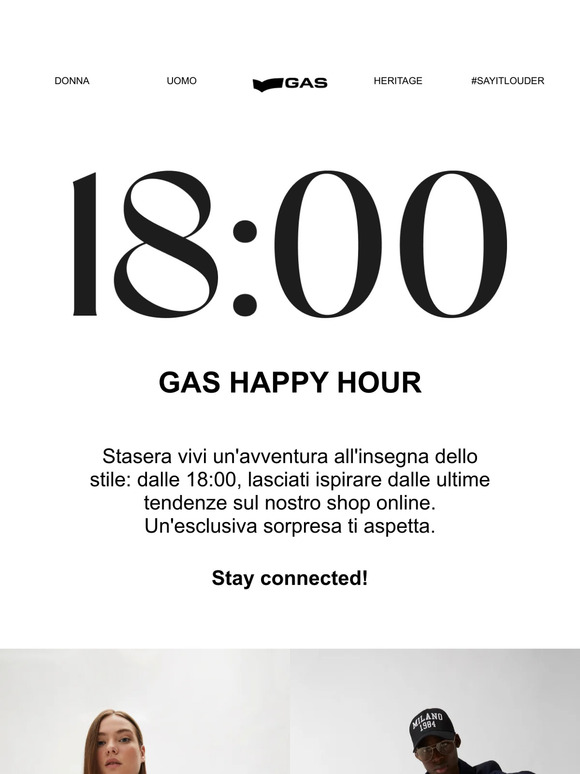 GAS HAPPY HOUR: stay connected!