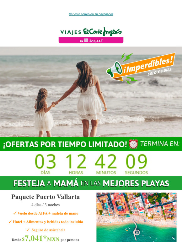 , 👸💗¡IM-PER-DI-BLE festejo a mamá con los mejores destinos!