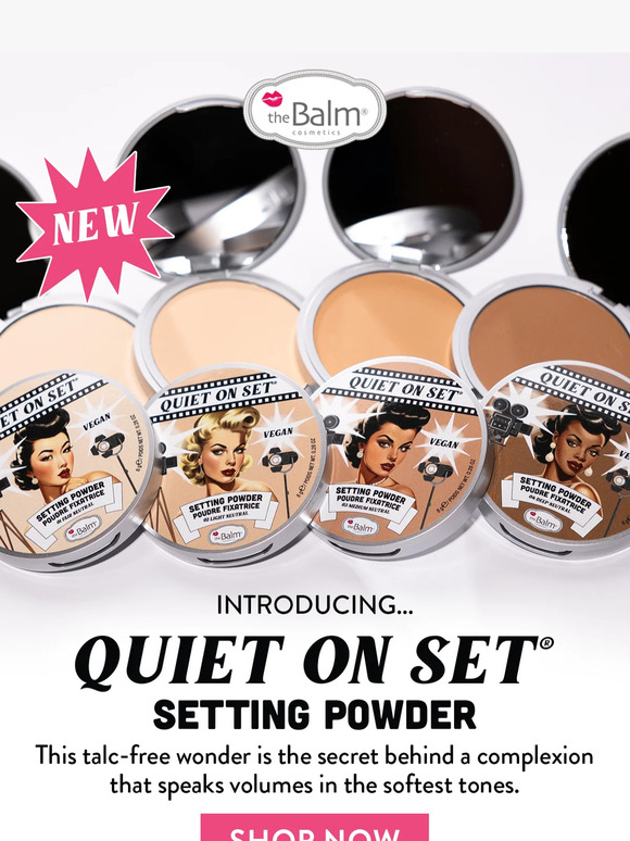 IT'S HERE! 🎉 NEW Quiet on Set Setting Powder!
