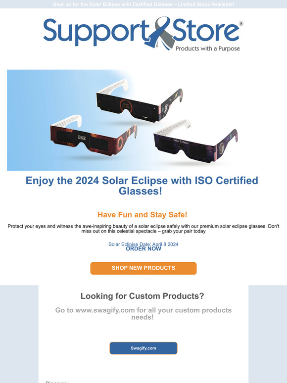 Gear up for the Solar Eclipse with Certified Glasses – Limited Stock Available!