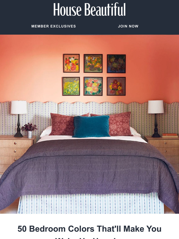 House Beautiful: Paint Your Bedroom These Colors to Wake Up Happier