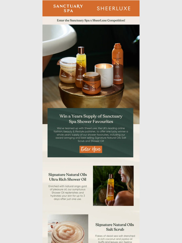 WIN With Sanctuary Spa x SheerLuxe