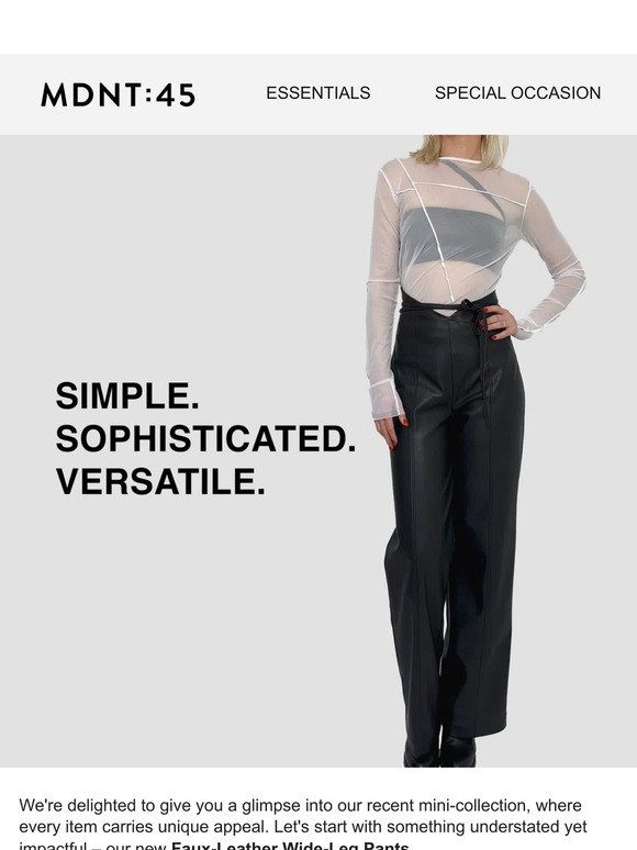 Versatile Style, Endless Possibilities