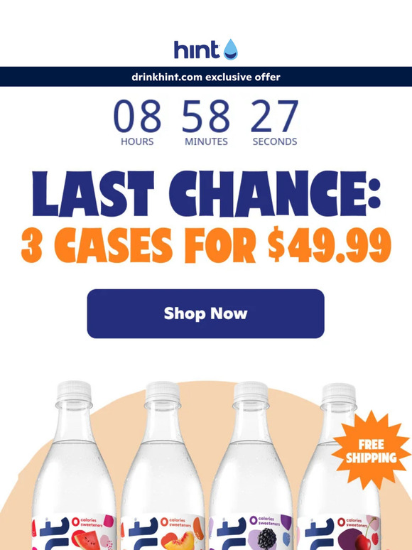 Hint Water Email Newsletters Shop Sales, Discounts, and Coupon Codes