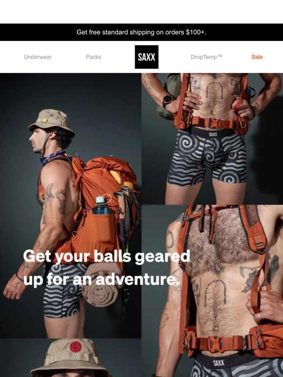 SAXX Underwear Email Newsletters Shop Sales, Discounts, and Coupon Codes