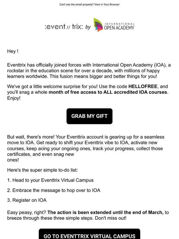 LAST CALL: Eventtrix is joining International Open Academy!