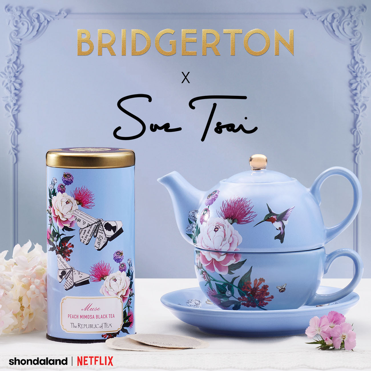 Bridgerton Muse Tea Set