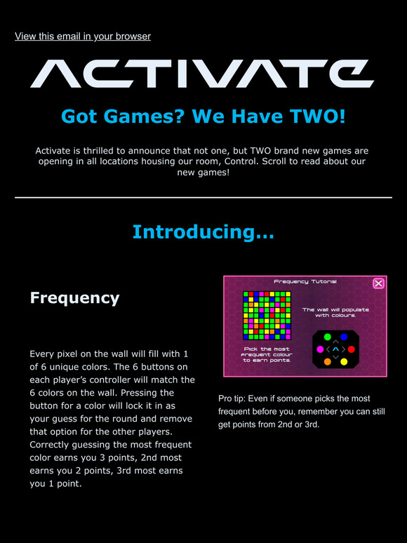 We got NEW Games🔊 Introducing: Frequency and Tails