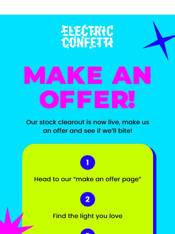 Stock Clearout Sale