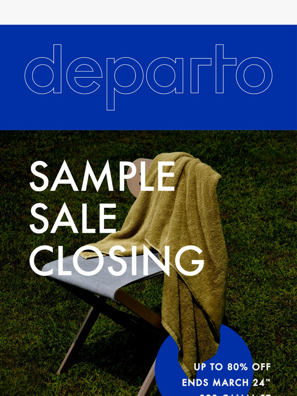 Sample Sale Closing. Everything Must Go!