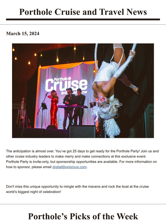 Porthole Cruise Magazine: Cruising Into March with Porthole Cruise and ...