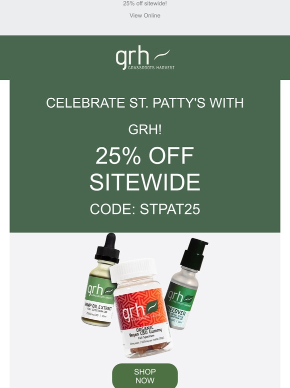 25% Off Sitewide!