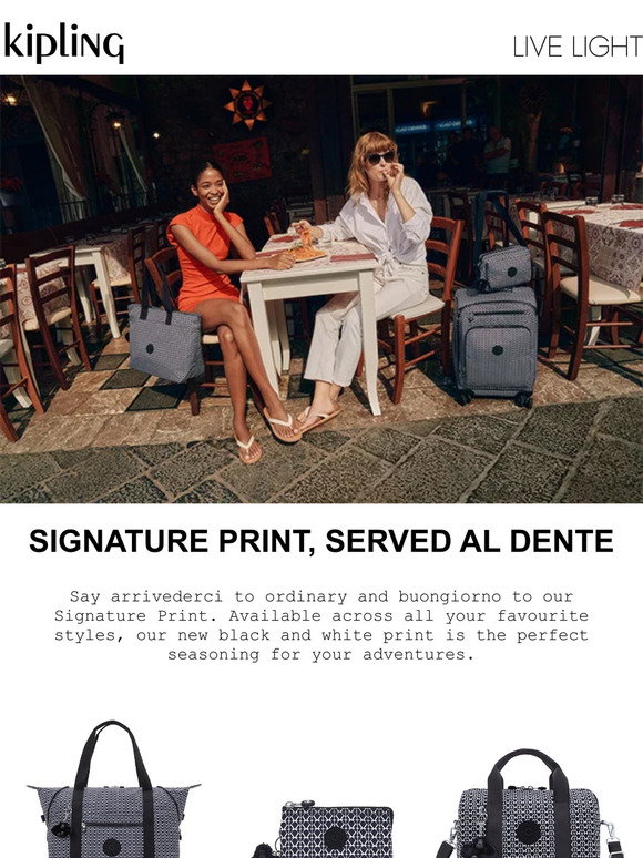 Kipling: The Signature print is hot this season! | Milled
