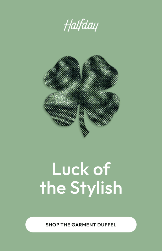 Luck of the Stylish. Shop the Garment Duffel
