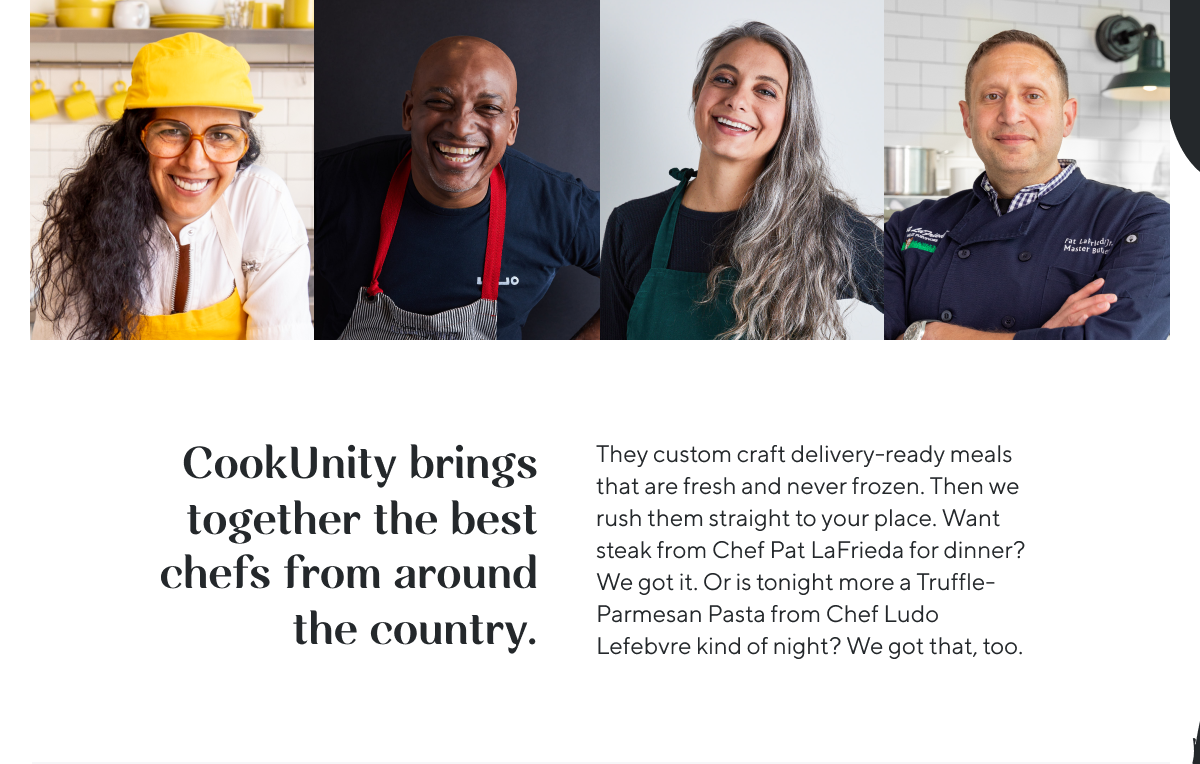 Cook Unity: 60% off Chef-Crafted Meals, Delivered | Milled