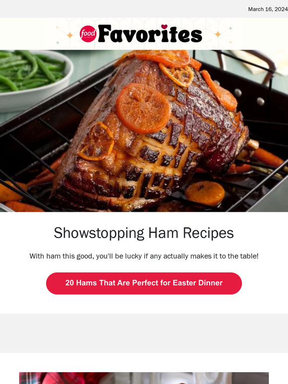 Food Network Store Easter Ham Recipes + The Top 10 Snacks at Bucee's