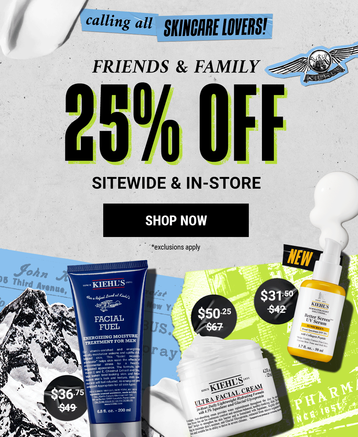 Kiehl's: How To: Elevate Your Routine with 25% Off | Milled