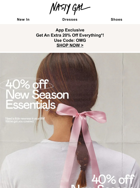 Nasty Gal Email Newsletters Shop Sales, Discounts, and Coupon Codes