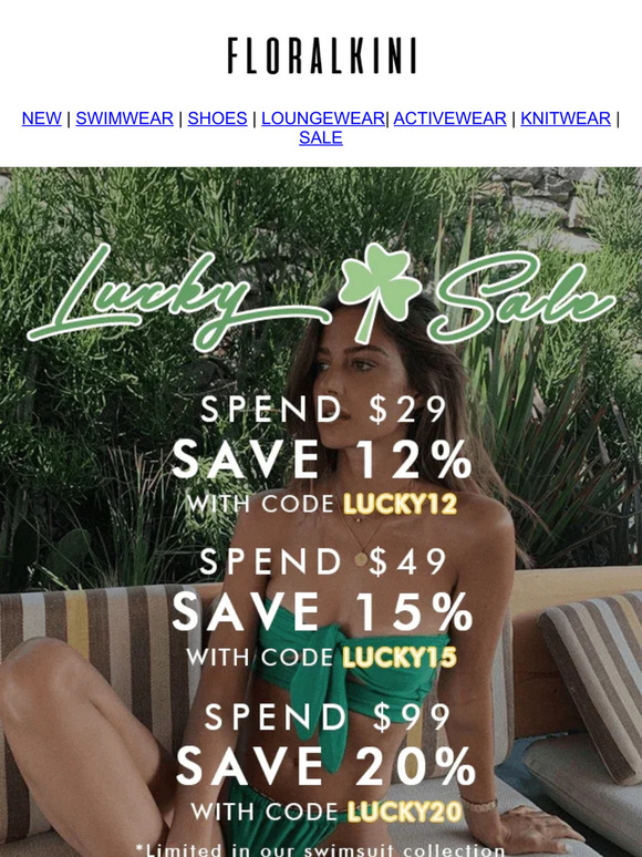 Lucky You! ☘️ Saint Patrick's Day Weekend Sale!