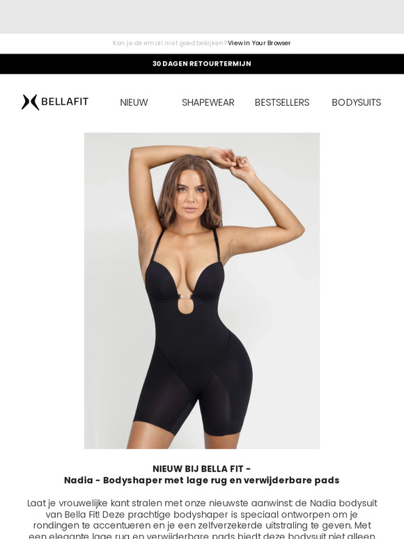 NIEUW - Bodyshaper met lage rug 🔥