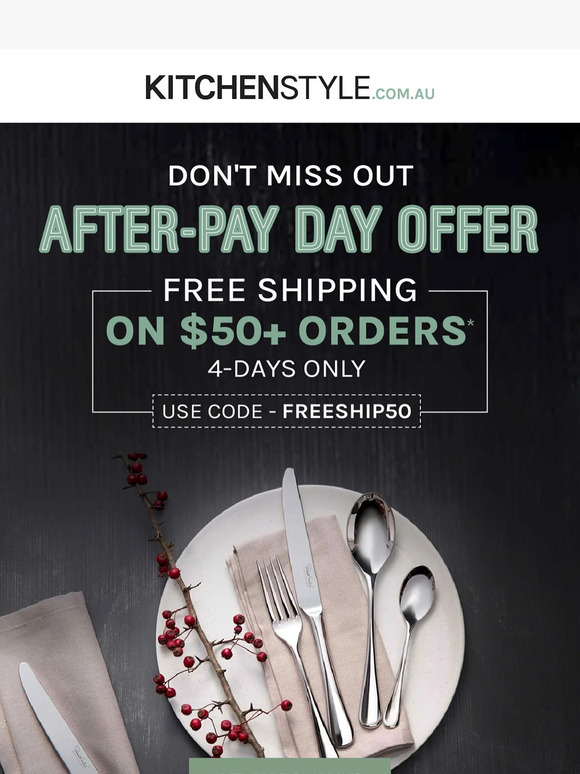 ⚠️ Free Shipping ends TOMORROW