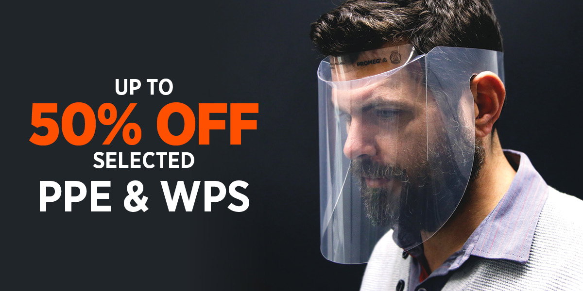 Up to 50% selected PPE & WPS