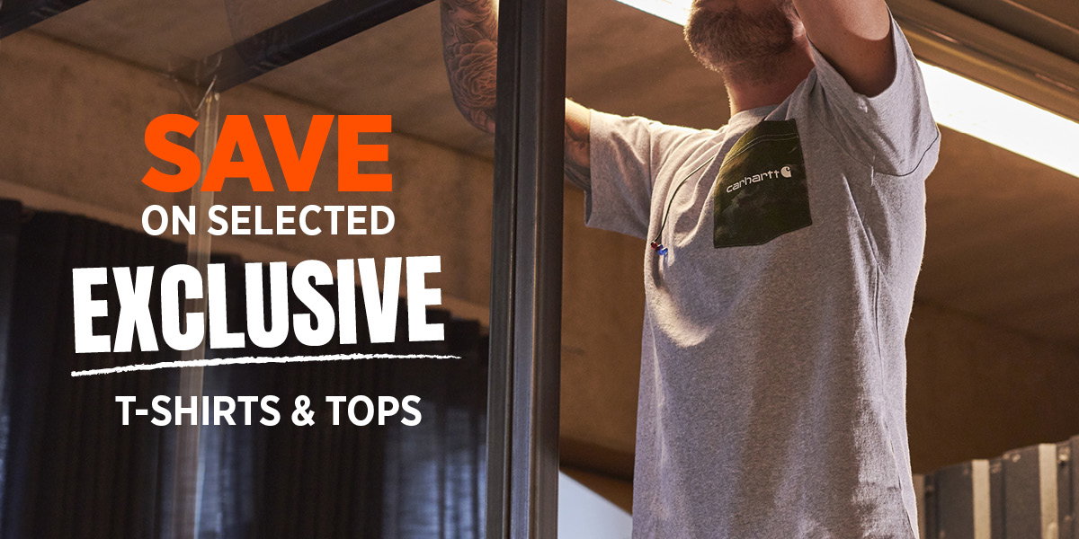 SAVE on selected EXCLUSIVE T-Shirts & Tops