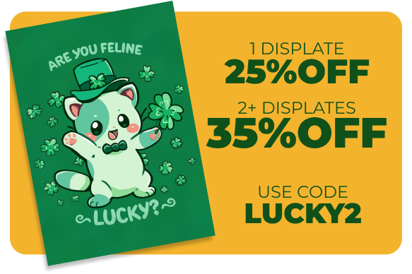 Displate.com: 💚 Up To 35% Off For St. Patrick’s Day! 