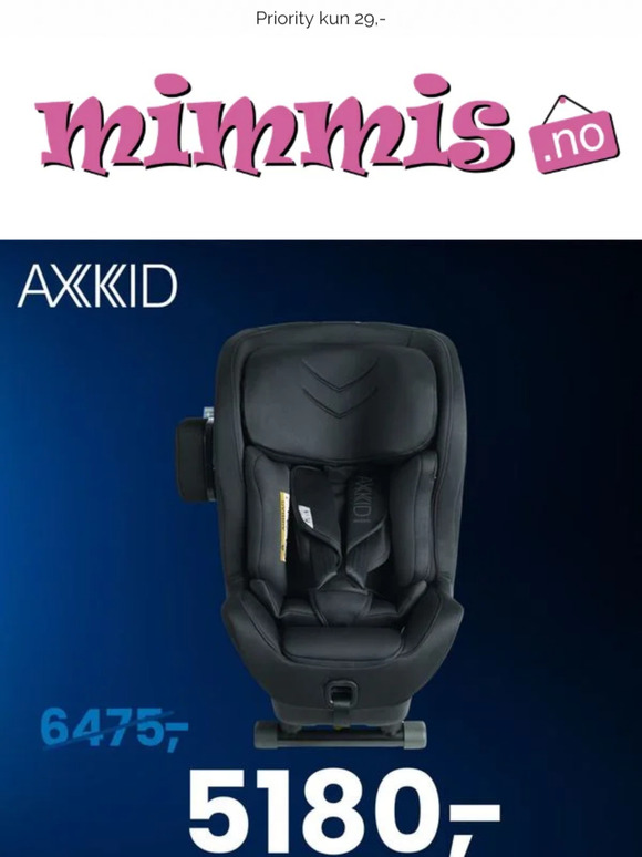 KUN SØNDAG: Axkid Minikid 4 til 5180,-