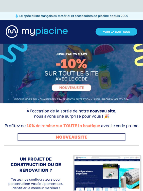-10% sur TOUT LE SITE 🎉