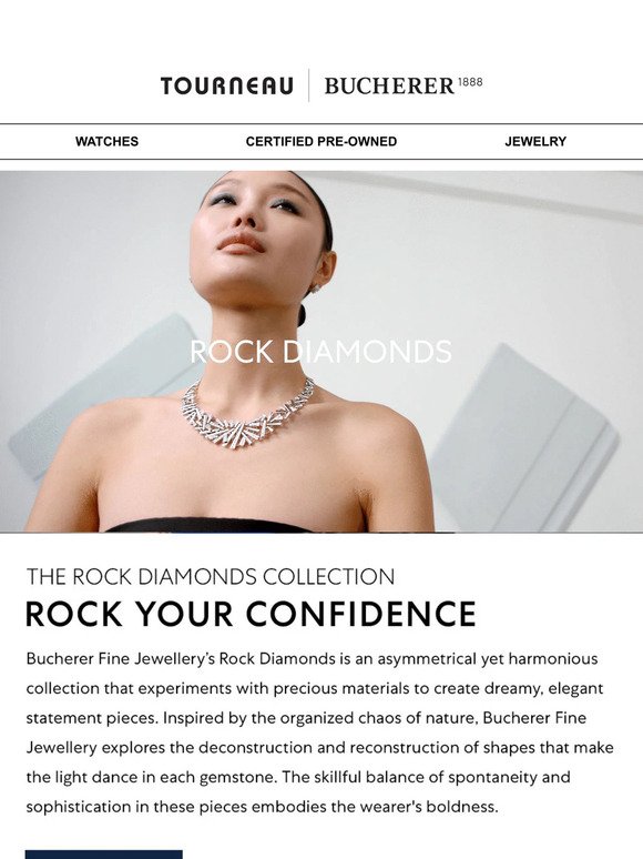 Rock your confidence in Bucherer Fine Jewellery.
