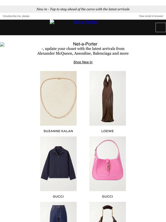 Net-A-Porter: Your Monday refresh | Milled
