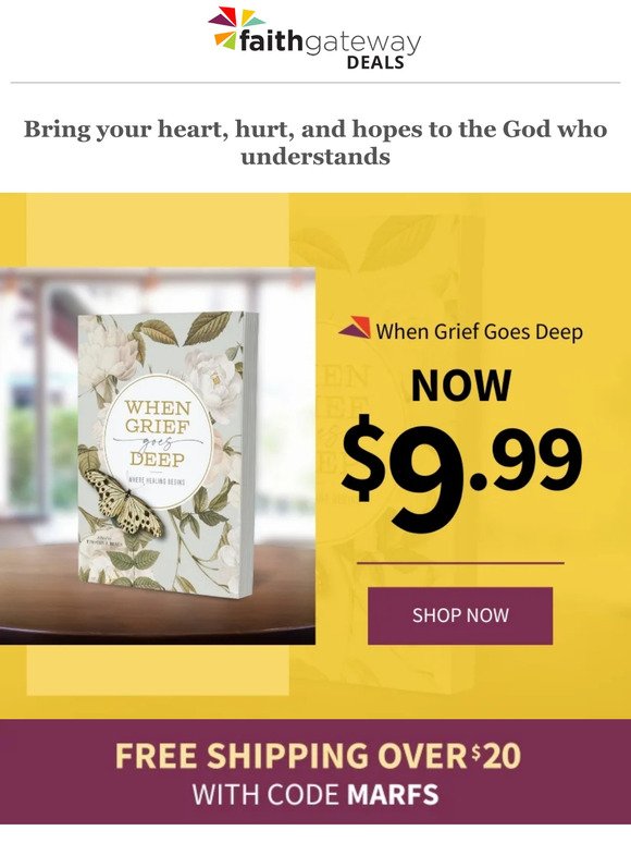 navigate the challenges of grief with this new devotional