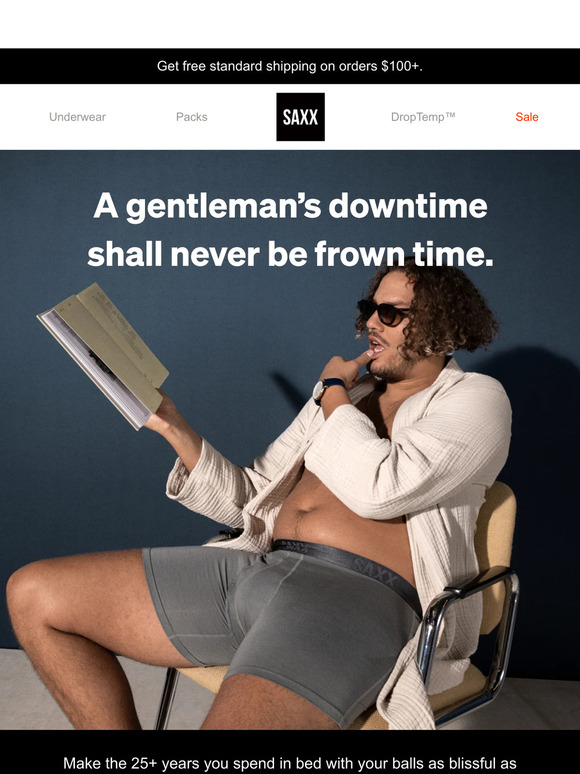 SAXX Underwear Email Newsletters Shop Sales, Discounts, and Coupon Codes