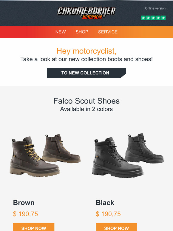 Hey, take a look at our new boots & shoes collection 💥