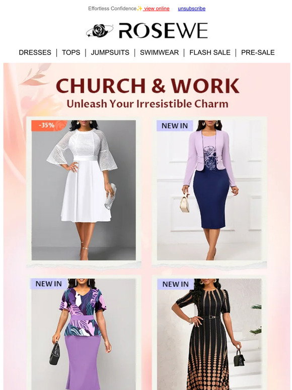 Rosewe: Church & Work: All dresses 4th free >> | Milled