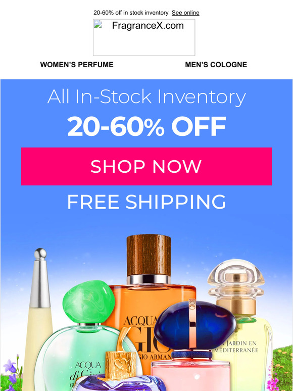 FragranceX.com (BCM second): ☺ Because we appreciate you, use this ...