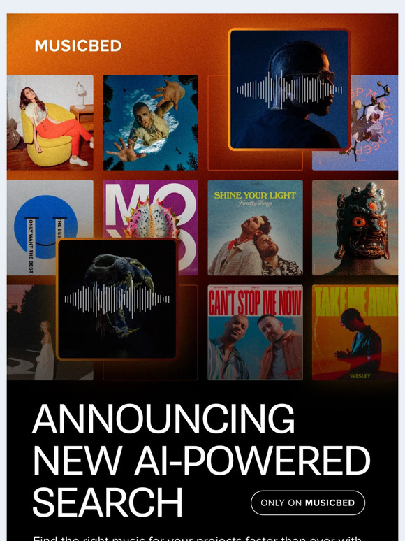 Our NEW AI-powered song search tool will save you SO much time