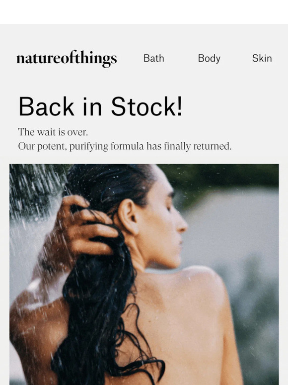 Hair Cleanse Concentrate is Back in Stock!