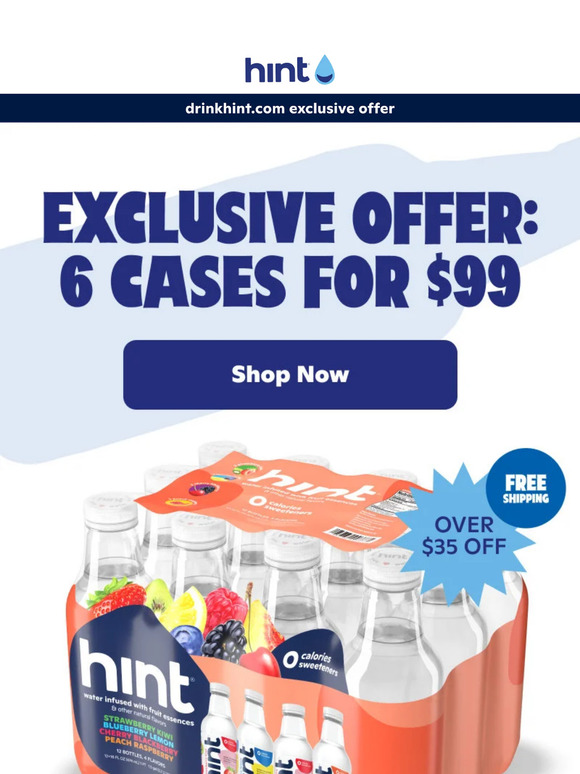 Hint Water Email Newsletters Shop Sales, Discounts, and Coupon Codes