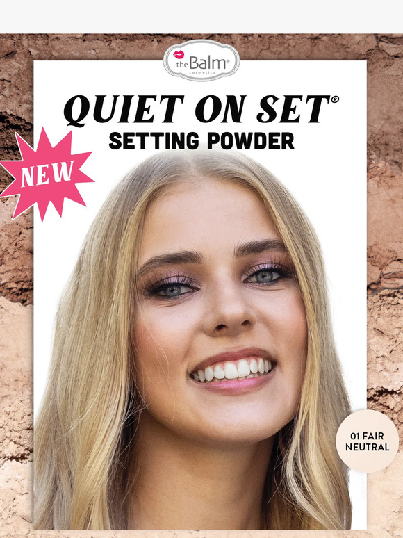 Shhh! She's here 😍 NEW Quiet on Set Setting Powder!