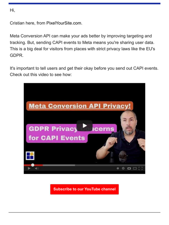 PixelYourSite: Meta Conversion API & GDPR: Safe Events Tracking | Milled