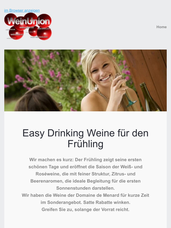 -> Frühlingsweine mit satten Rabatten €5,99 für Elisabeth Blanc