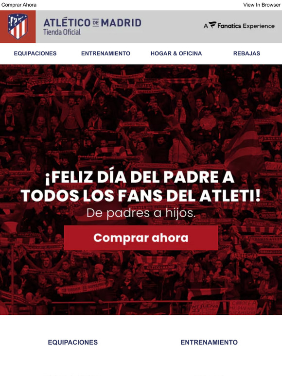 ¡Celebra el Día del Padre con el Atleti!