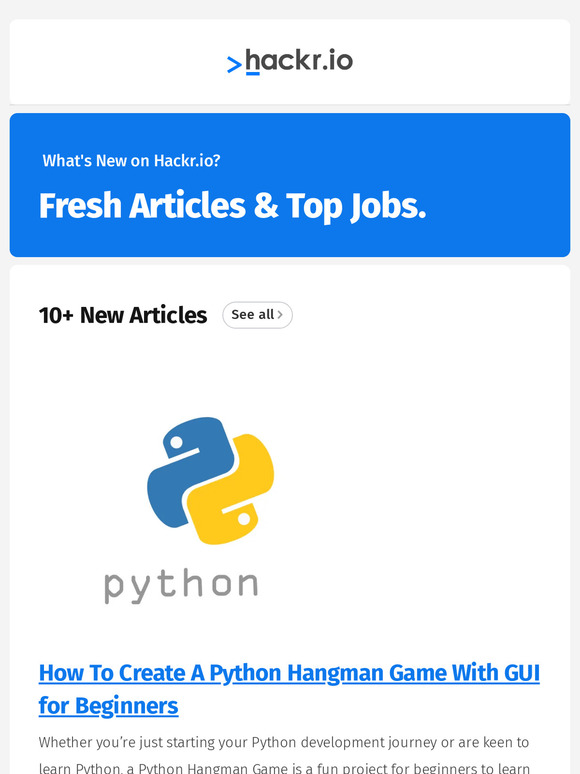 Hackr.io: 🕹️ Learn How to Create a Hangman Game with GUI in Python ...