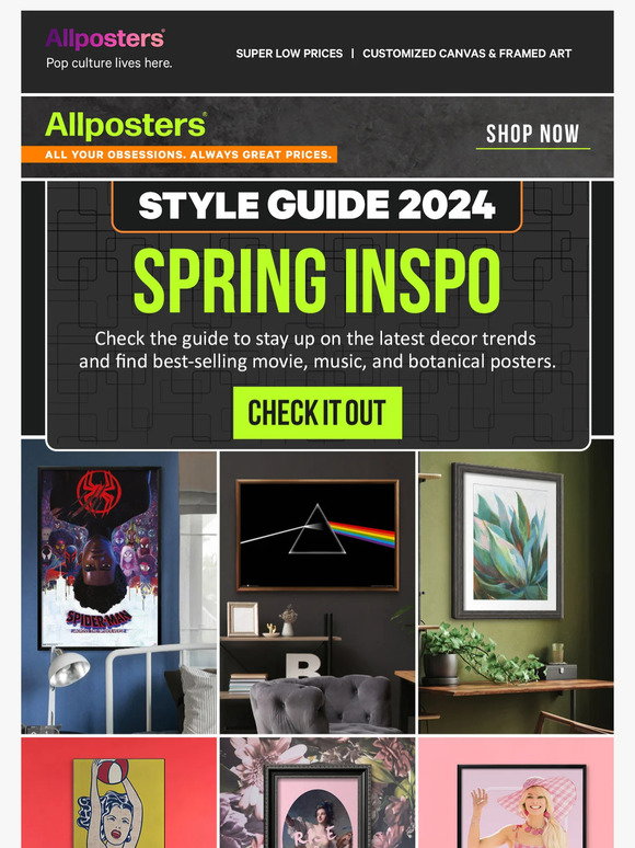 AllPosters: 2024 Style Guide Refresh | Milled
